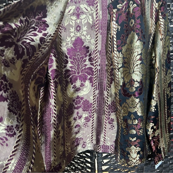 Citron Santa Monica jacket size XL long sleeved Asian inspired print oversized - Picture 4 of 6